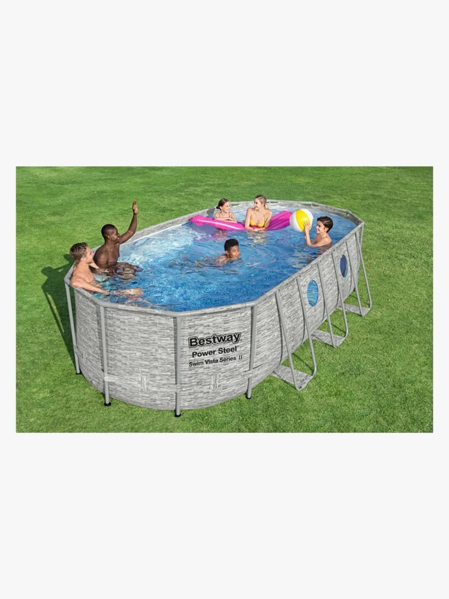 Bestway Power Steel Swim Vista Series Oval Poolset 549x274x122 cm
