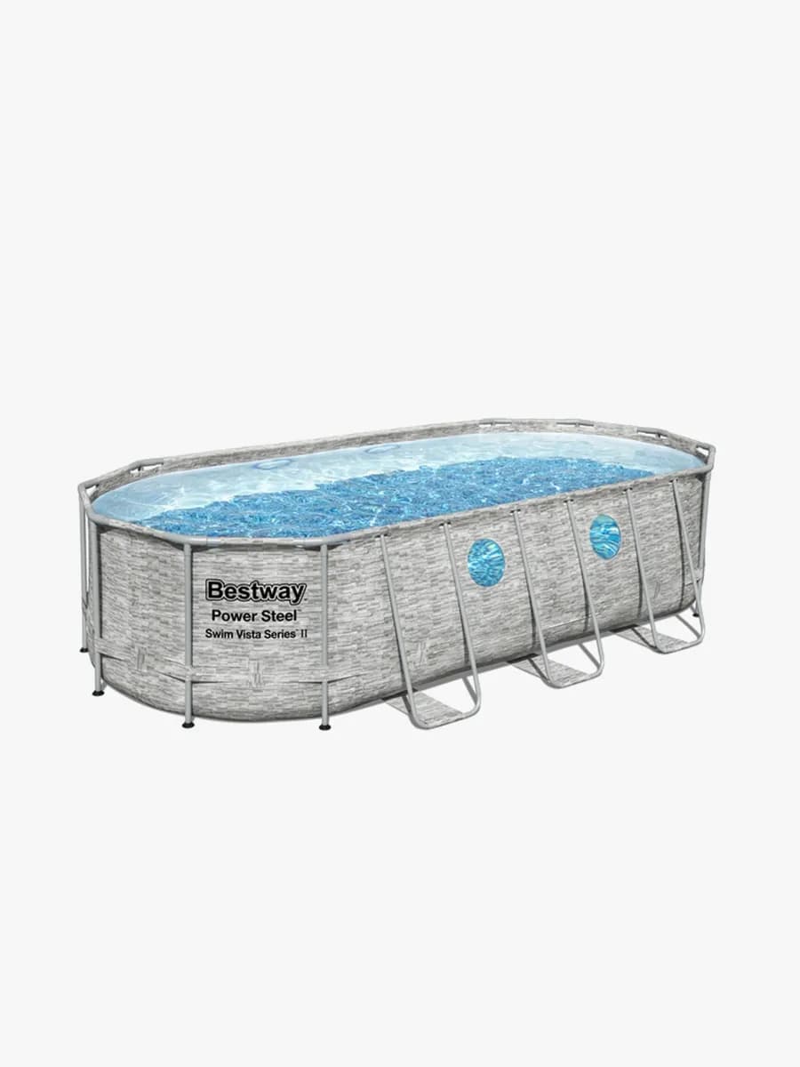 Bestway Power Steel Swim Vista Series Oval Poolset 549x274x122 cm