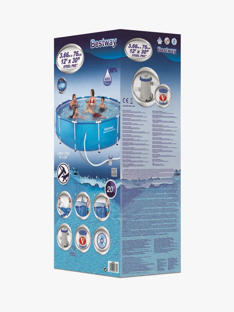 Bestway Steel Pro Max Poolset 366x76 cm