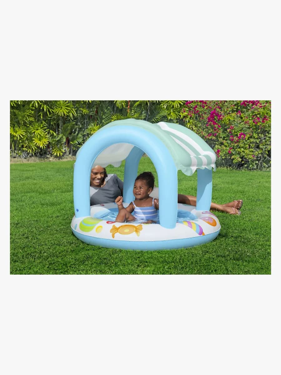 Bestway Sweet Shoppe Barnpool med Solskydd 104 x 84 cm