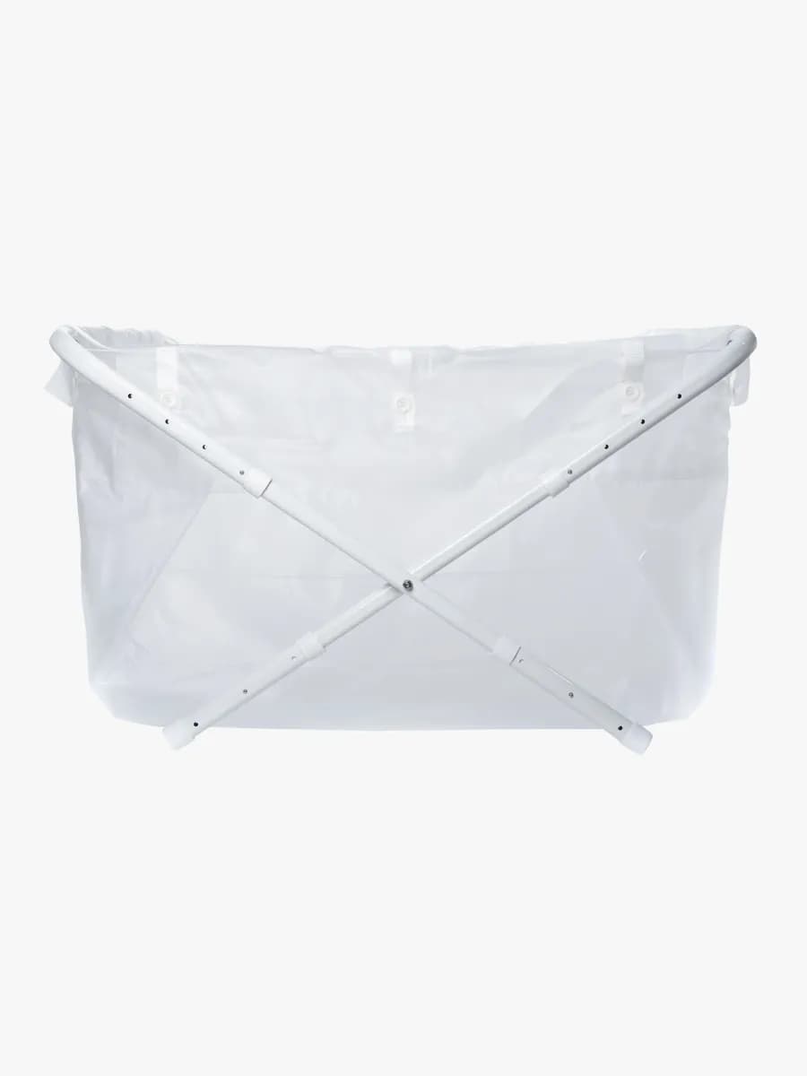 BiBaBad Flexi Hopfällbart Badkar 80-100 cm, Transparent