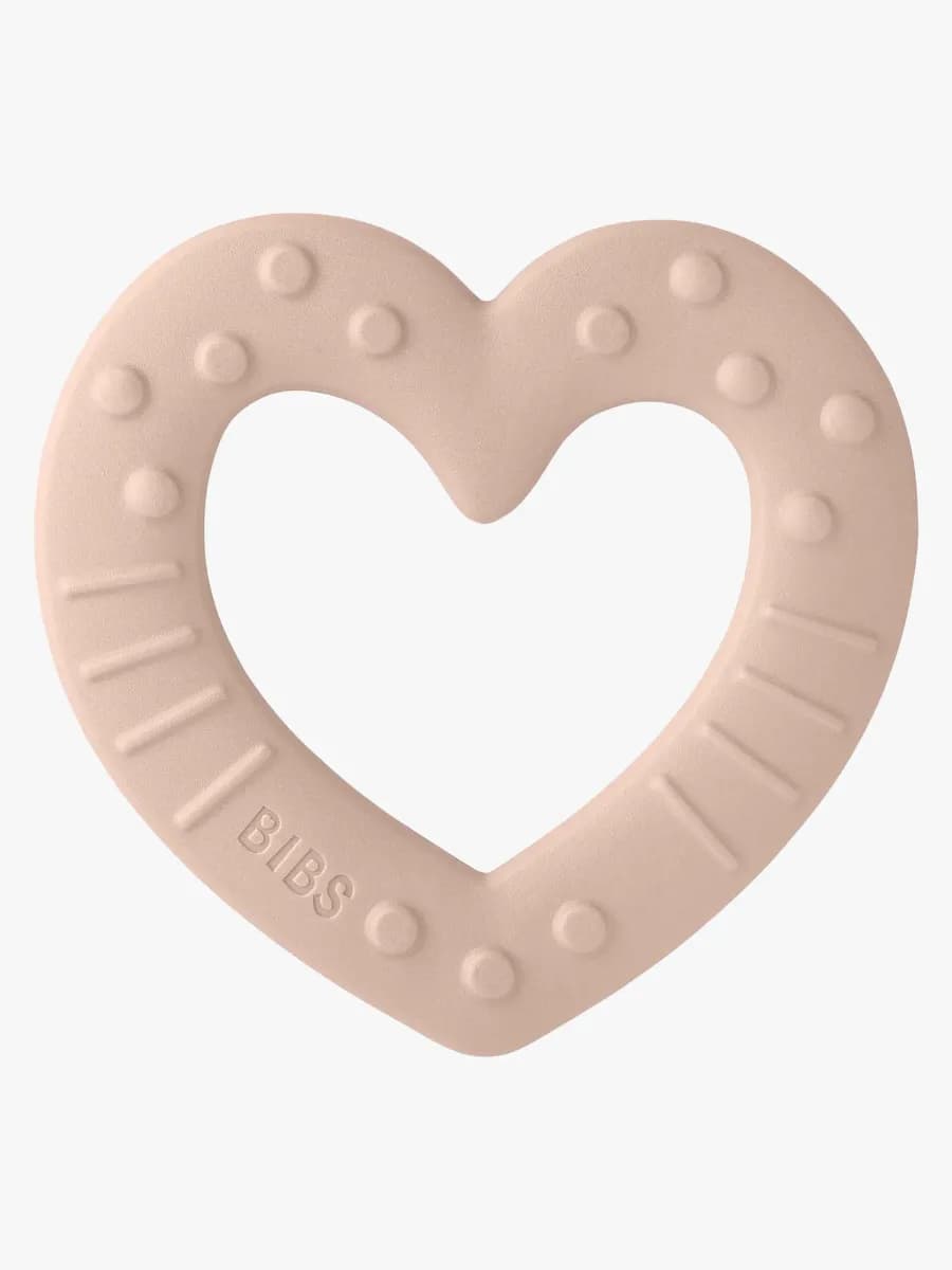 BIBS bitleksak hjärta, blush