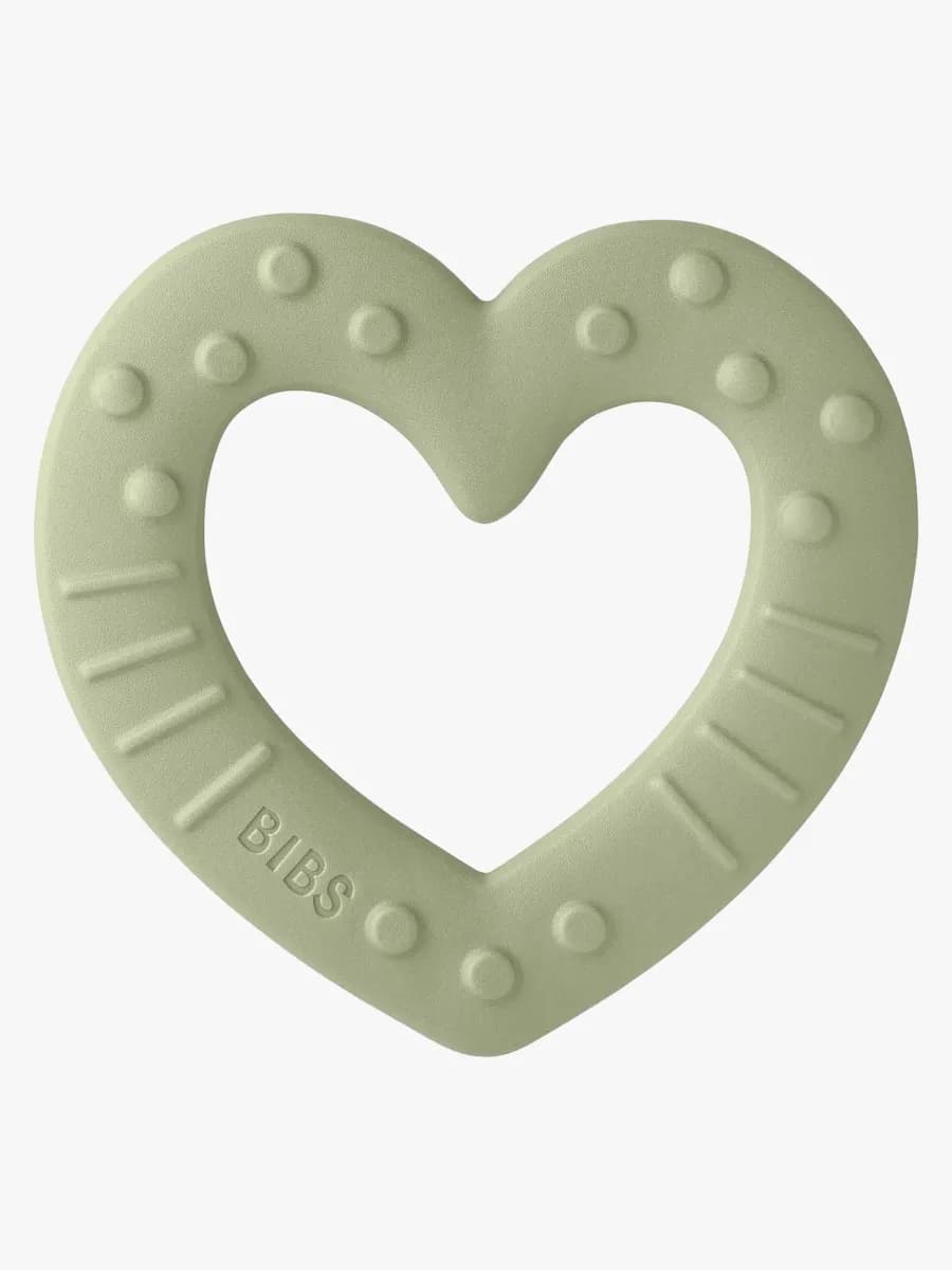 BIBS bitleksak hjärta, sage