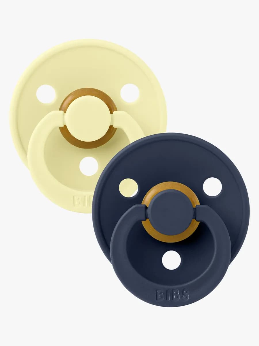 BIBS Colour Napp 2-Pack Stl 2, Luna/Deep Space