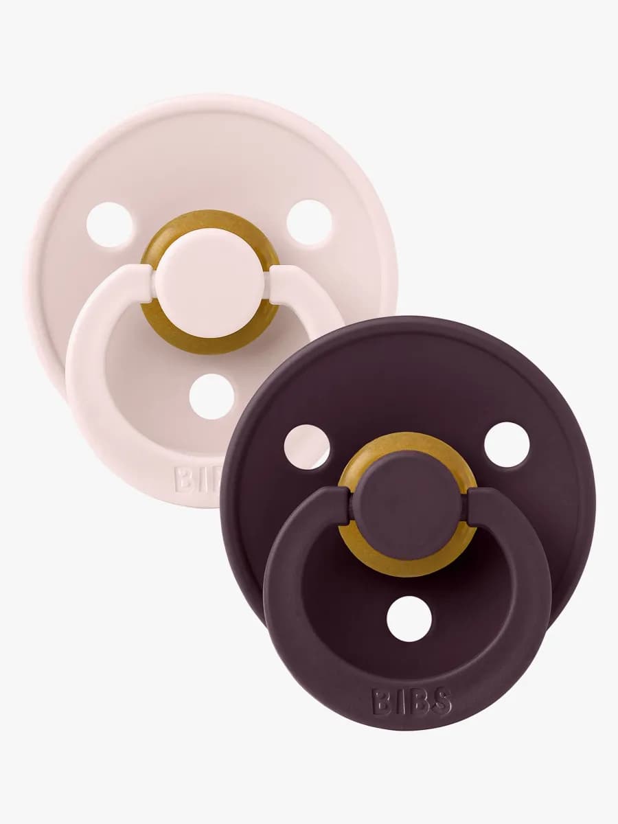 BIBS Colour Napp 2-Pack Stl 2, Petal/Plum