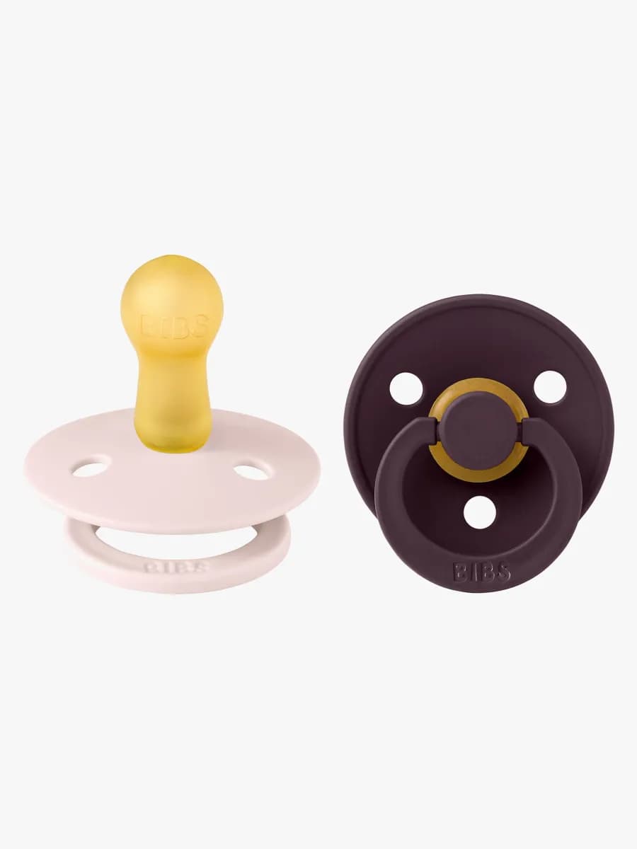 BIBS Colour Napp 2-Pack Stl 2, Petal/Plum