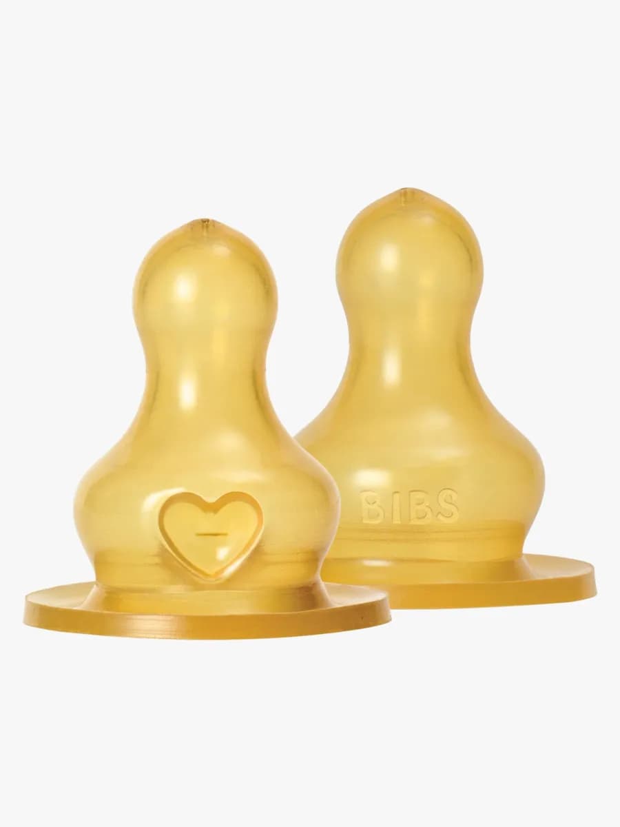 BIBS Slow Flow Dinapp Latex 2-pack, Gul