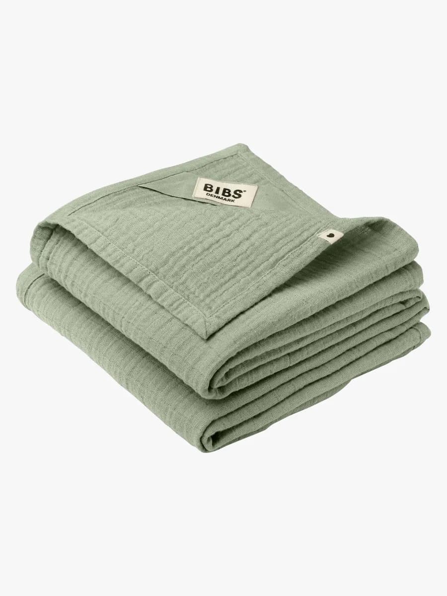 BIBS Snuttefilt Muslin 2-pack, Sage