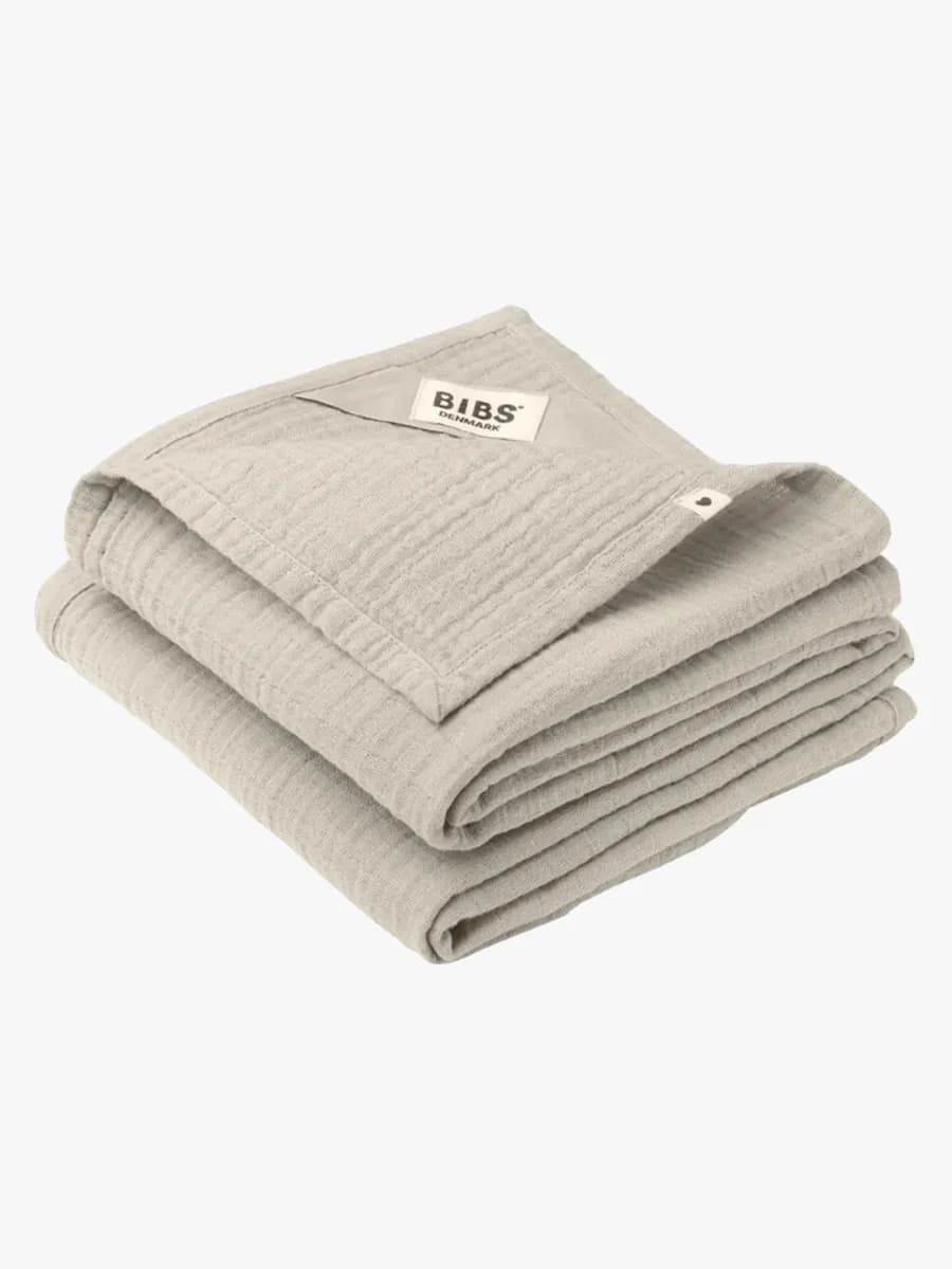 BIBS Snuttefilt Muslin 2-pack, Sand