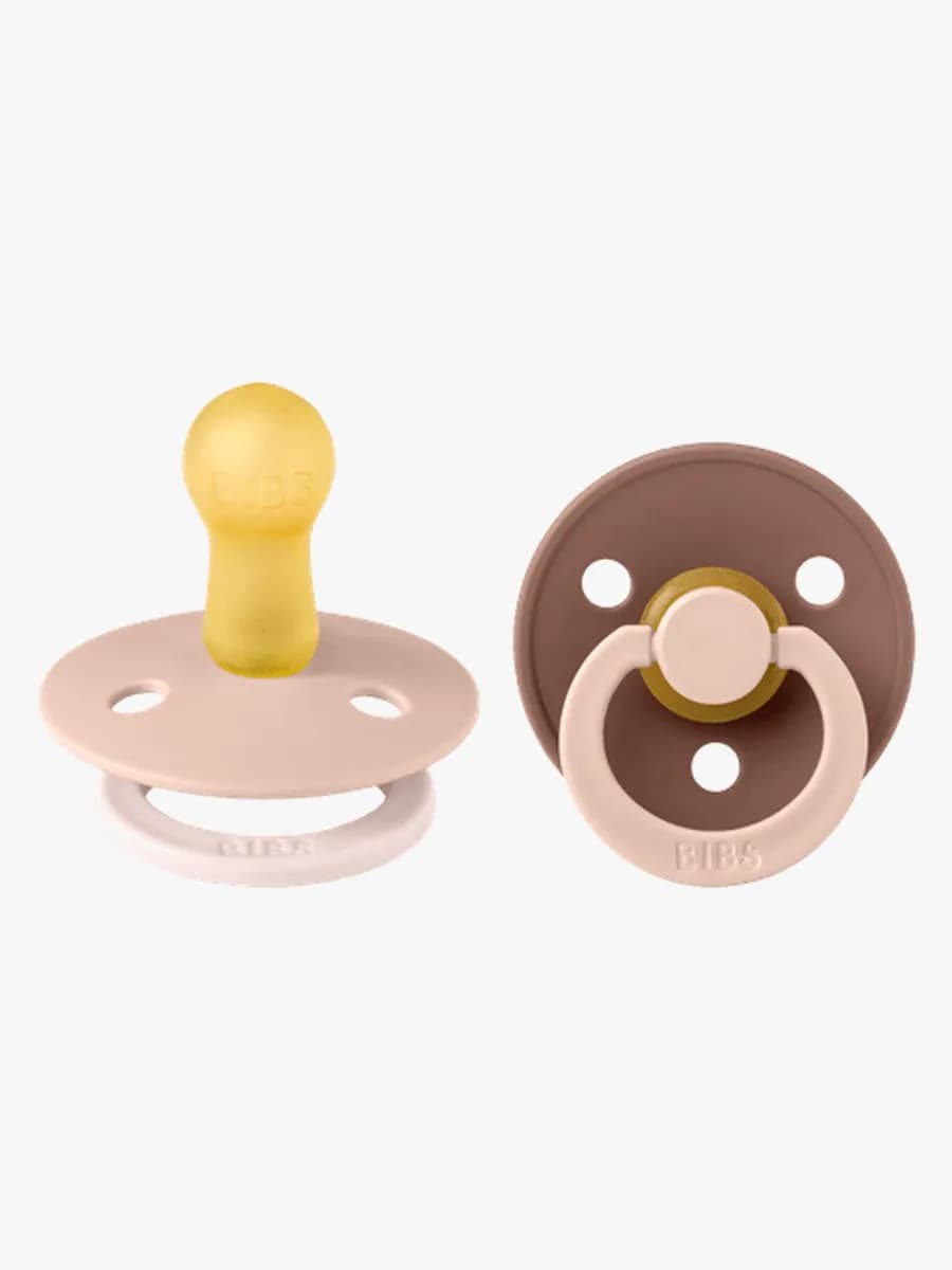 BIBS Studio Colour Fusion Napp 2-Pack Stl 2, Blush Woodchuck mix