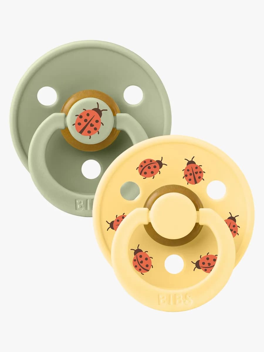 BIBS Studio Colour Ladybug Napp 2-Pack Latex Stl 1, Sage