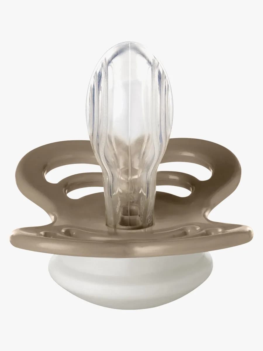 BIBS Supreme Napp Silikon Stl 2, Dark Oak Glow