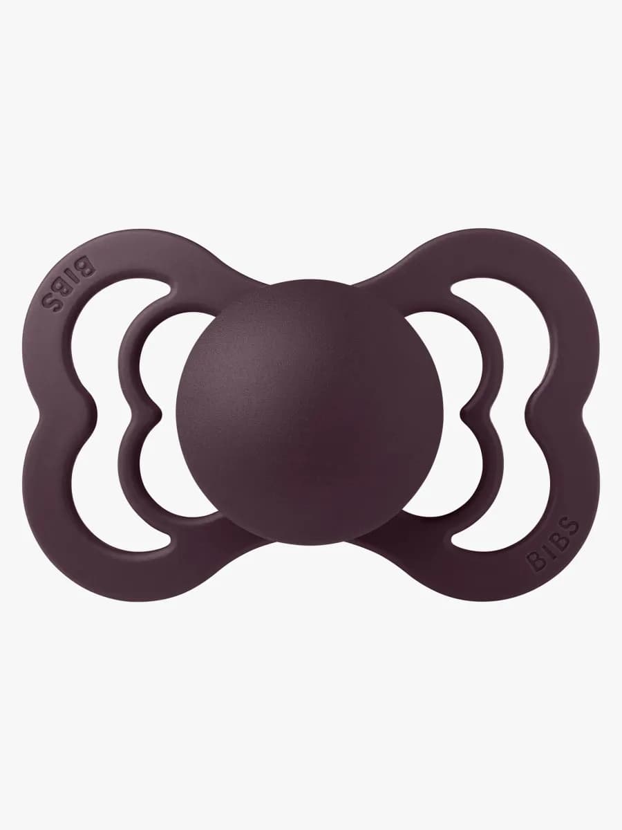 BIBS Supreme Napp Silikon Stl 2, Plum