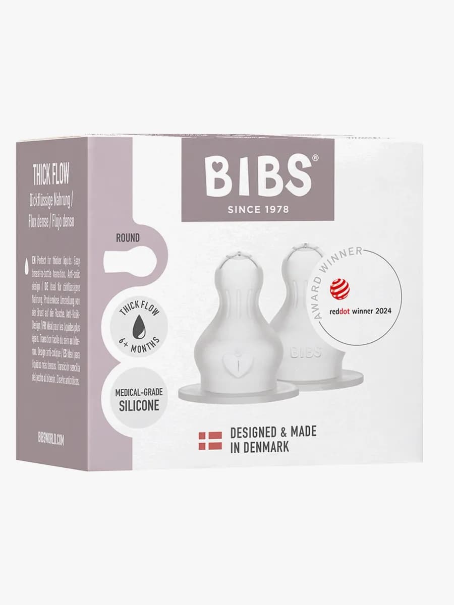 BIBS Thick Flow Dinapp Silikon 2-pack