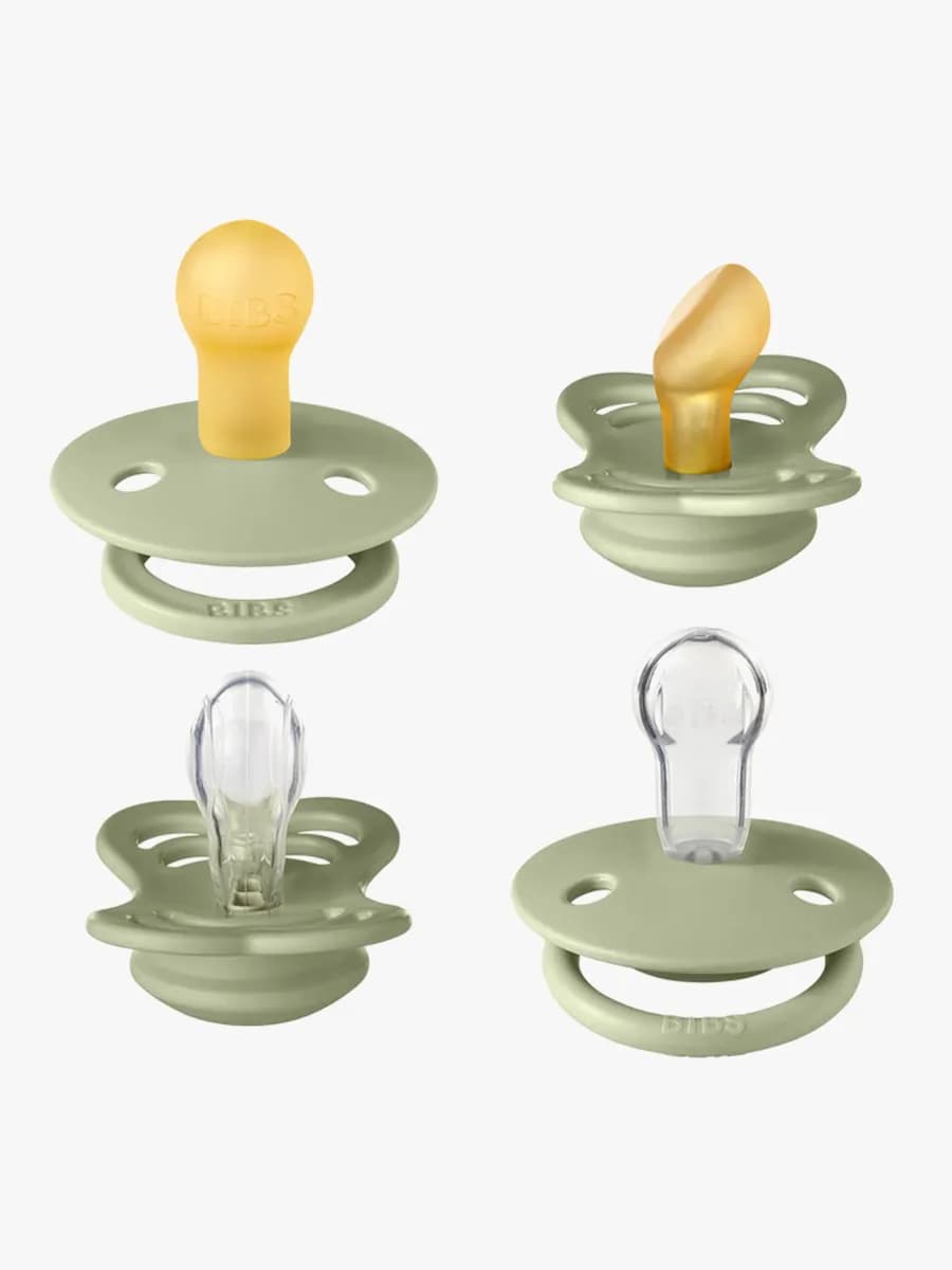 BIBS Try It Collection latex/silikon 4-pack, sage
