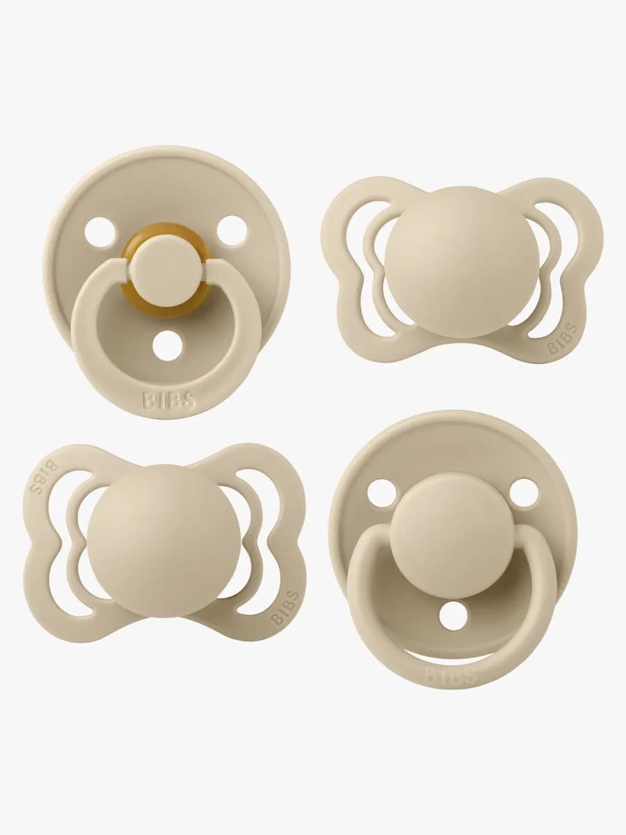 BIBS Try It Collection latex/silikon 4-pack, vanilla