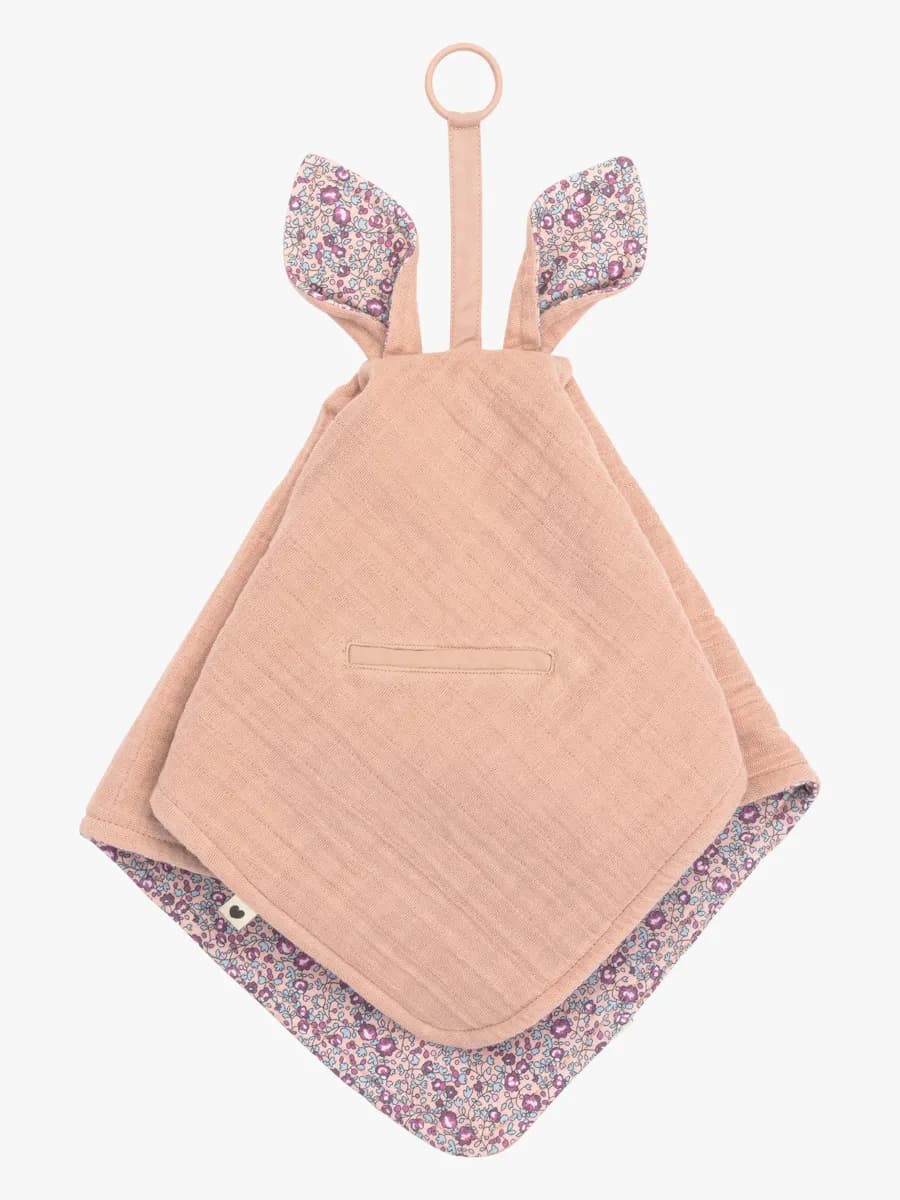 BIBS x Liberty Kangaroo Snuttefilt, Eloise Blush