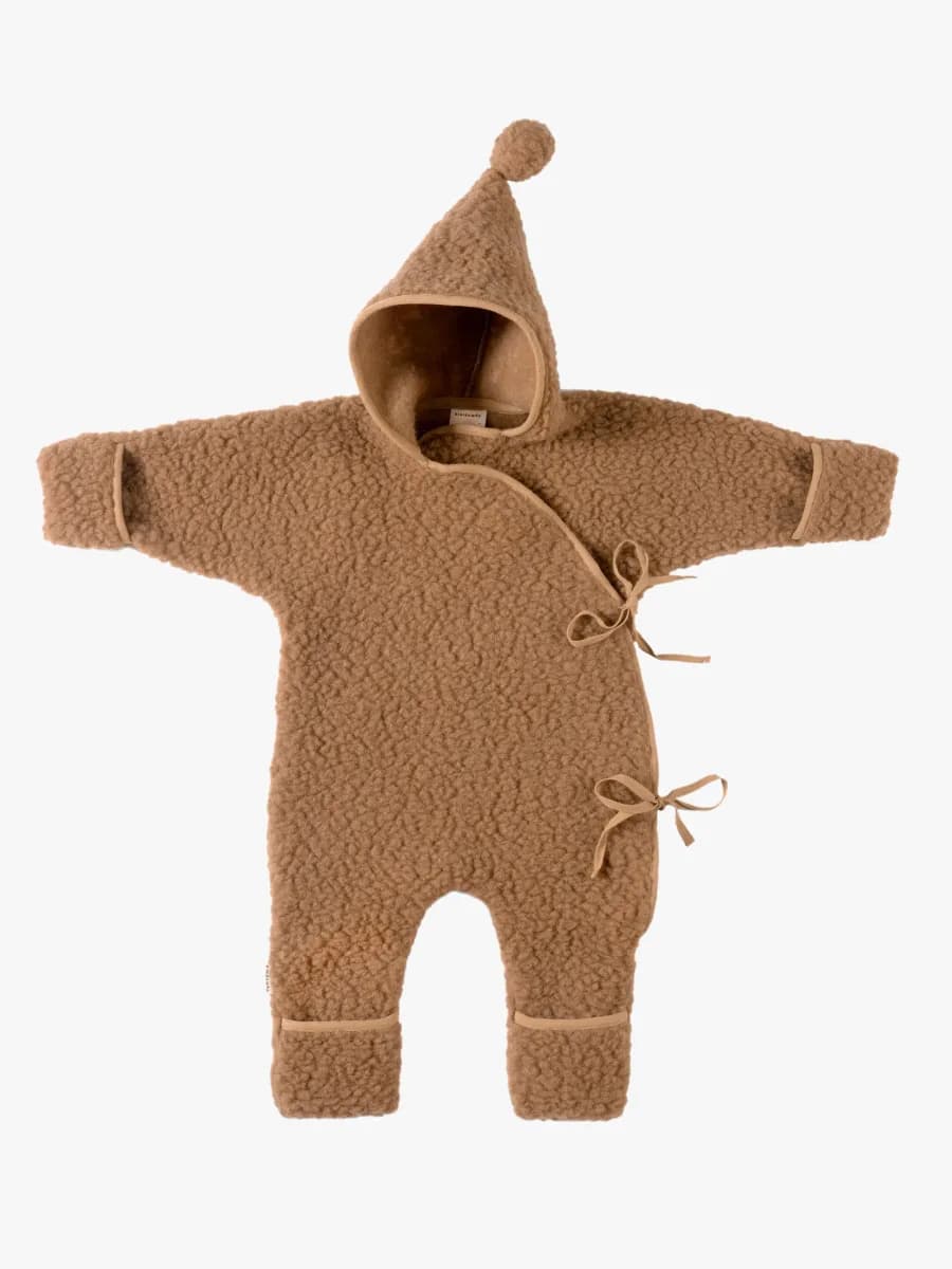BINIBAMBA Merino Snugglesuit, Bruno, 0-6 mån