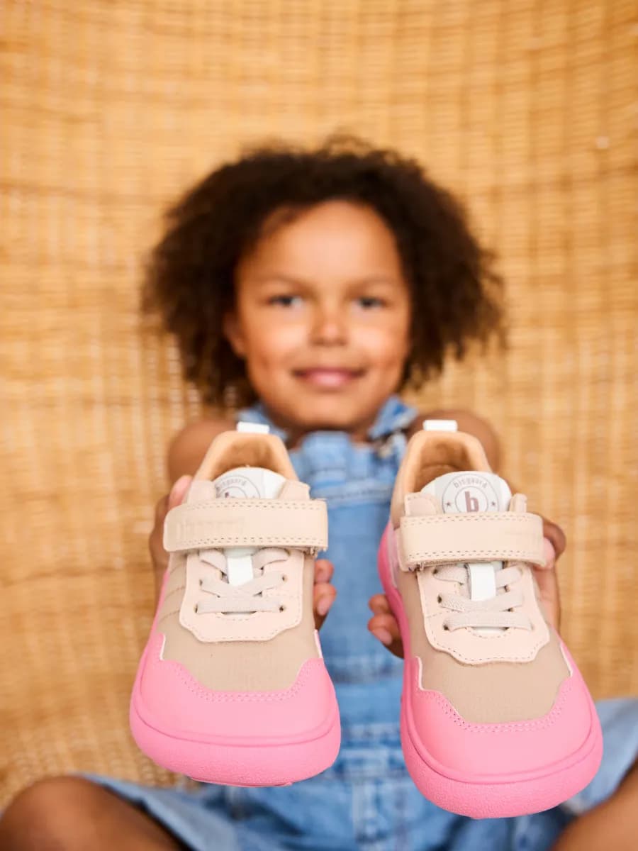 Bisgaard Baloo Barefoot Sneakers, Pink, 30