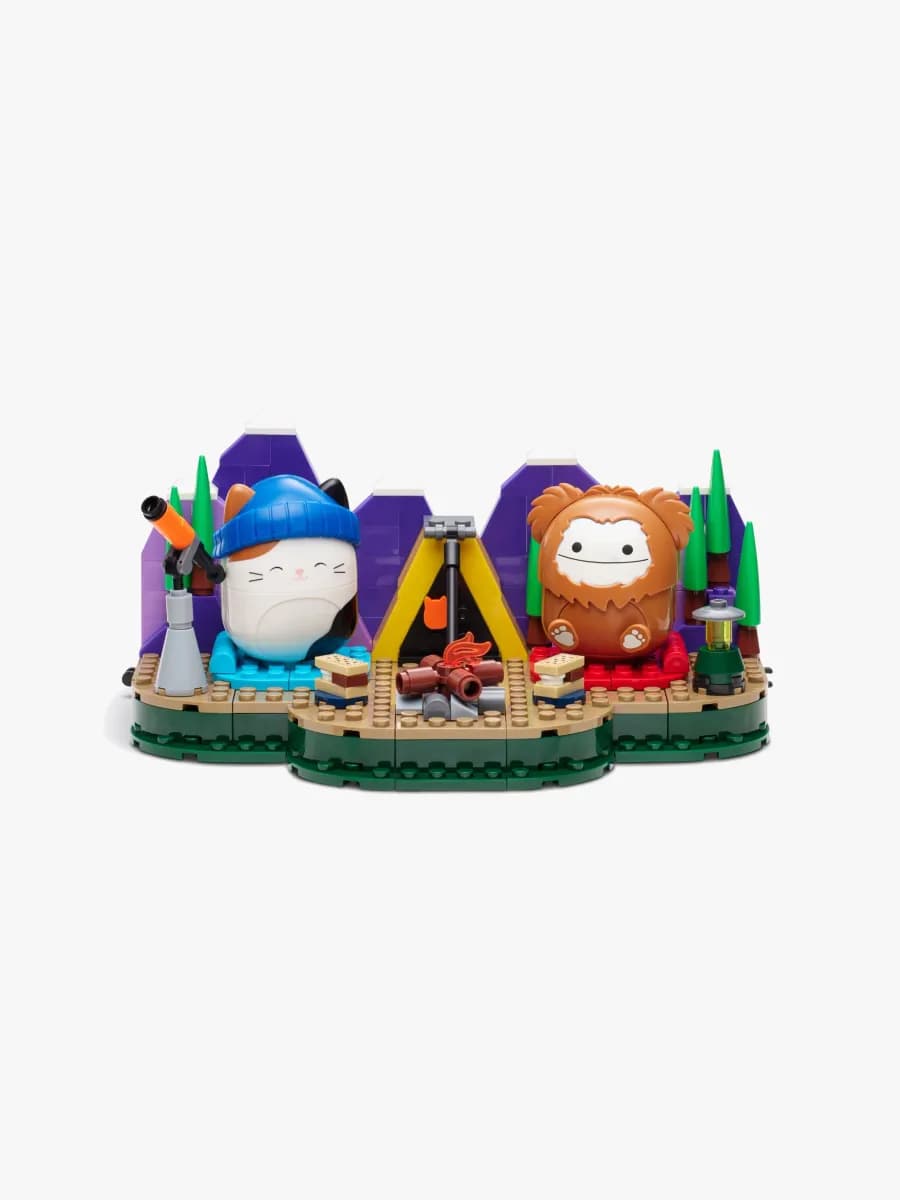 BLDR Squishmallows Byggset Camping med Cam &  Benny