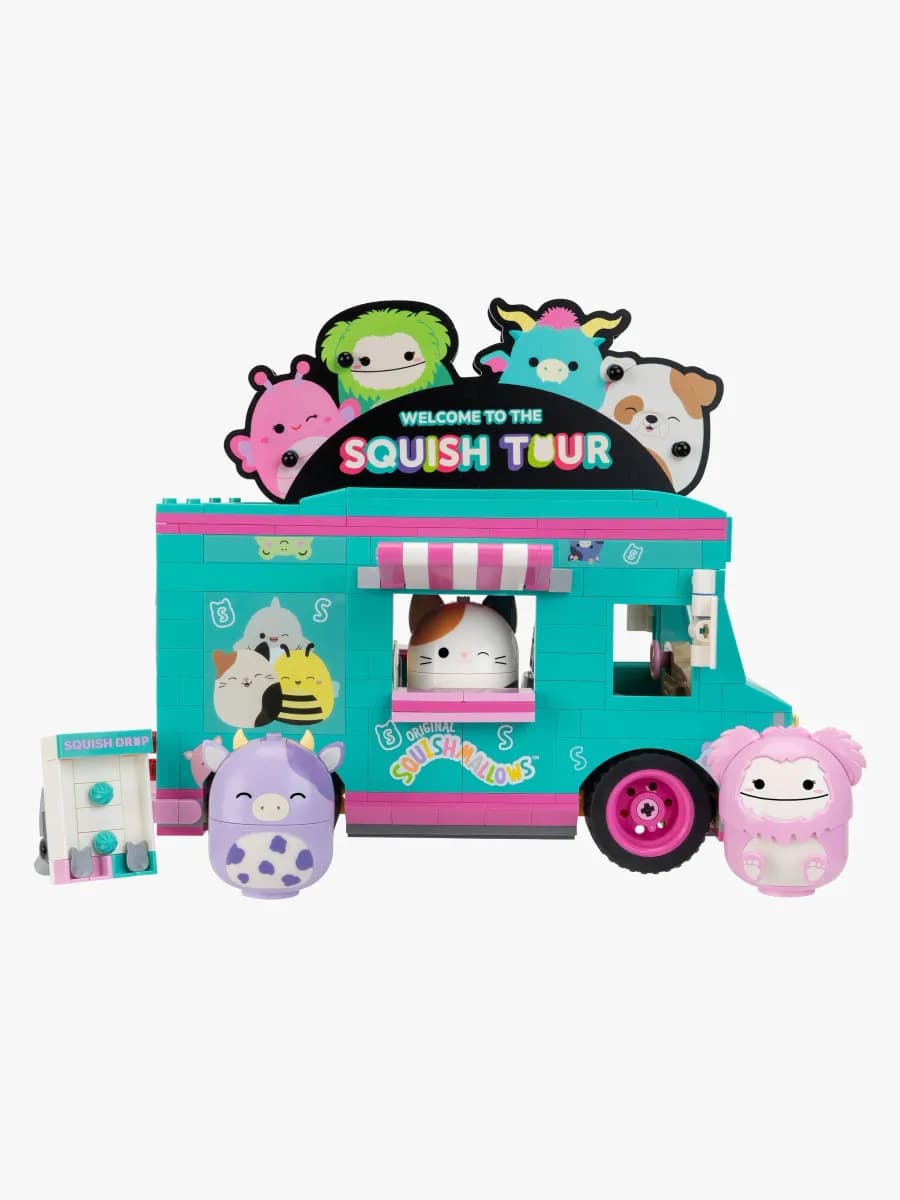 BLDR Squishmallows Byggset Squish Tour Van