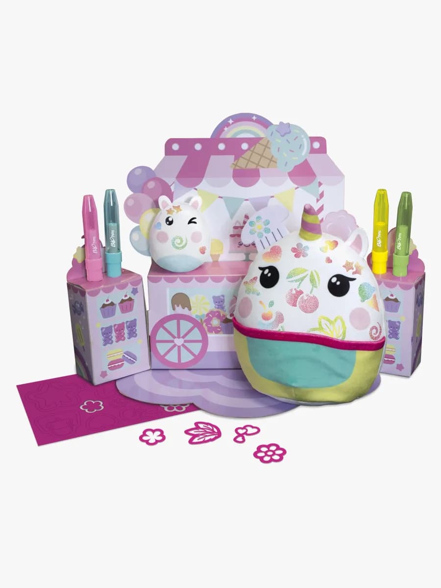 Blo Pens X-tra Candy Rose Squishy-figur med Färgpennor