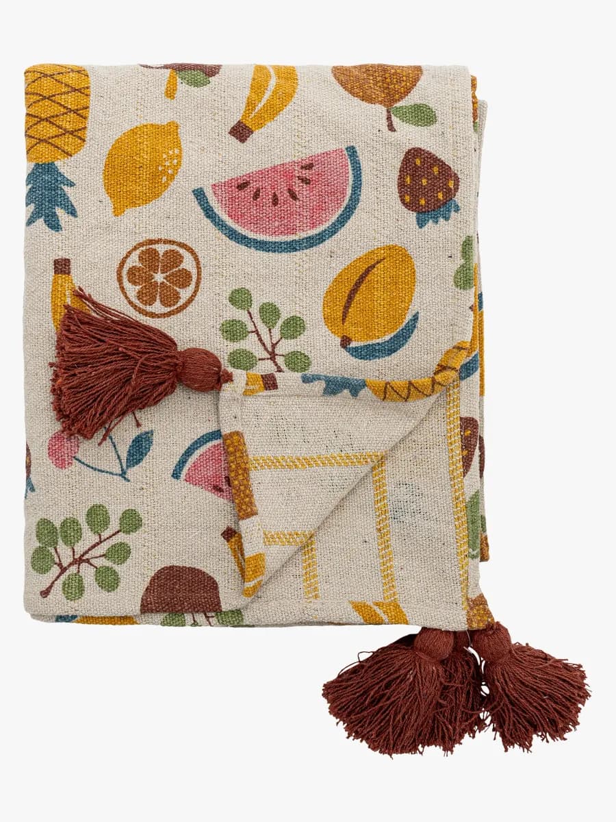 Bloomingville Fruitta Filt