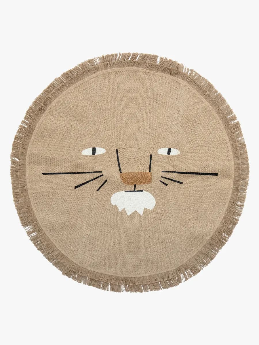 Bloomingville Harrison Barnmatta 100, Natur, Barnrum