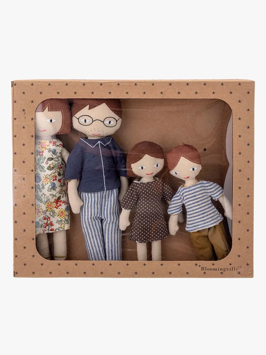 Bloomingville MINI Dockor Familjen Webster 4 st
