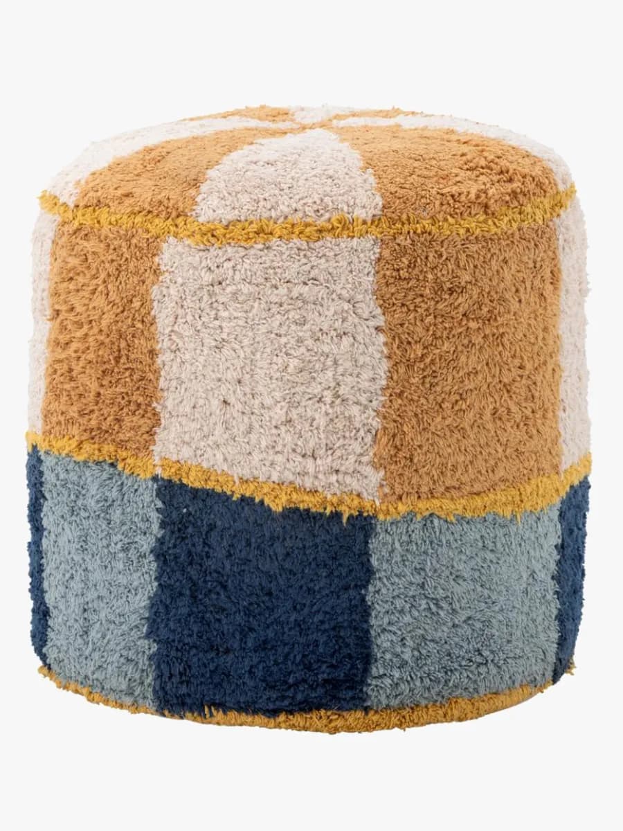 Bloomingville MINI Kio Sittpuff, Blå