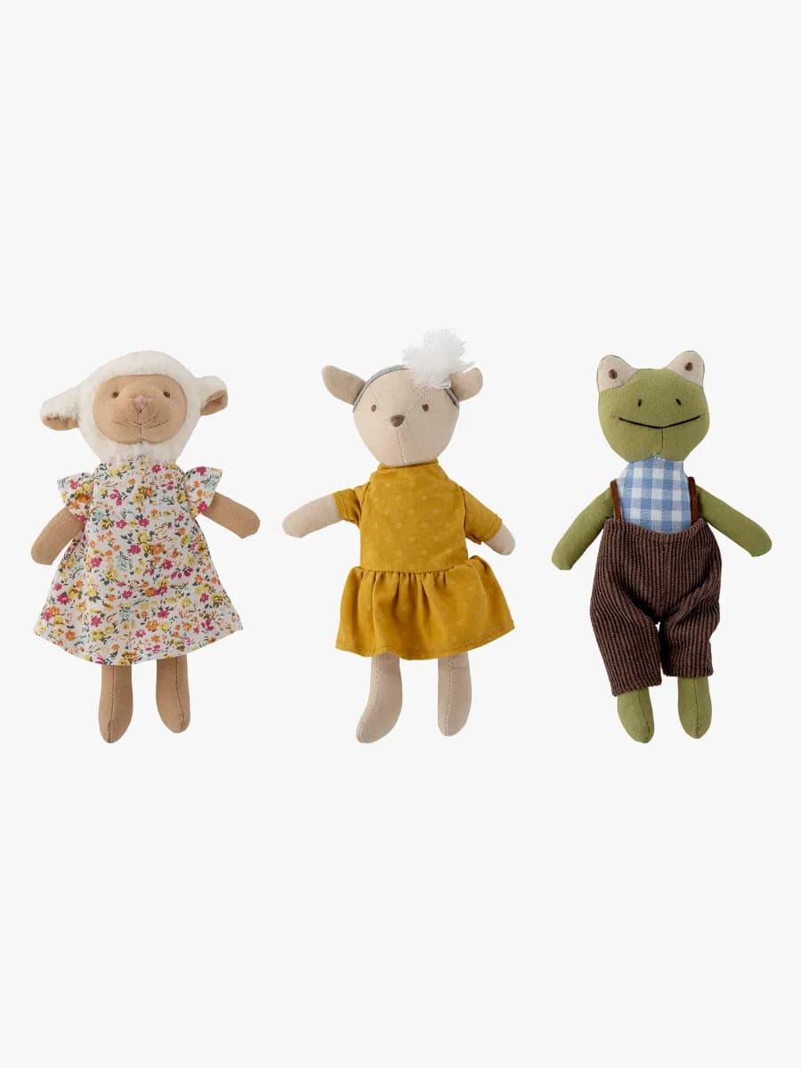 Bloomingville MINI Mjukdjur Djurvänner