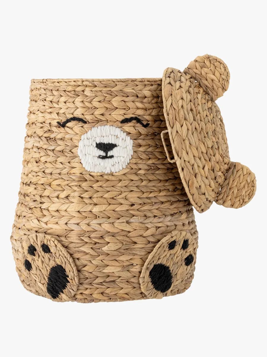Bloomingville Timone Korg med Lock, Natur