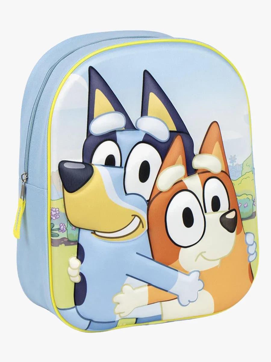 Bluey 3D Ryggsäck, Ljusblå