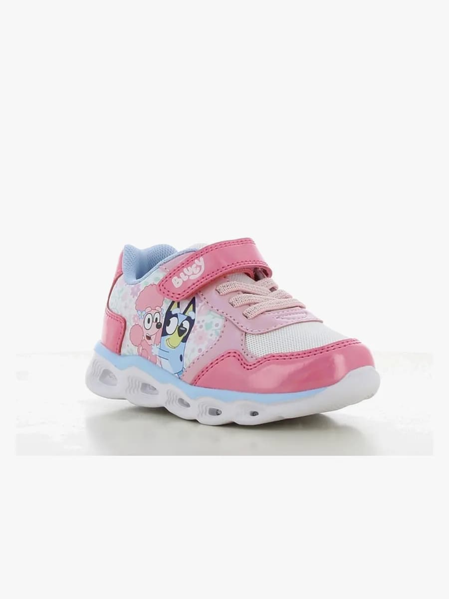 Bluey  Blinkande Sneakers, Fuchsia/Light Pink, 29