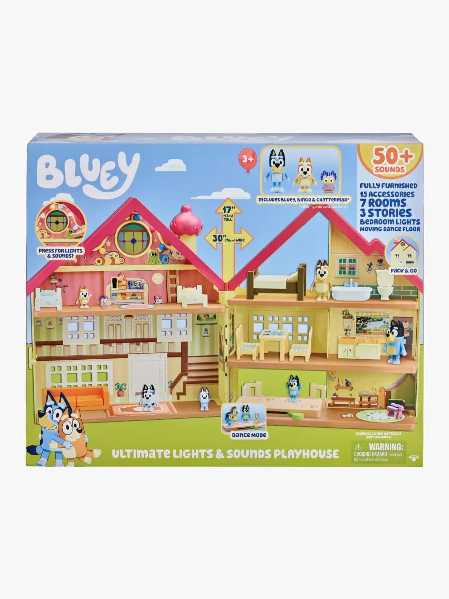 Bluey Delux House Lekset med Ljus och Ljud