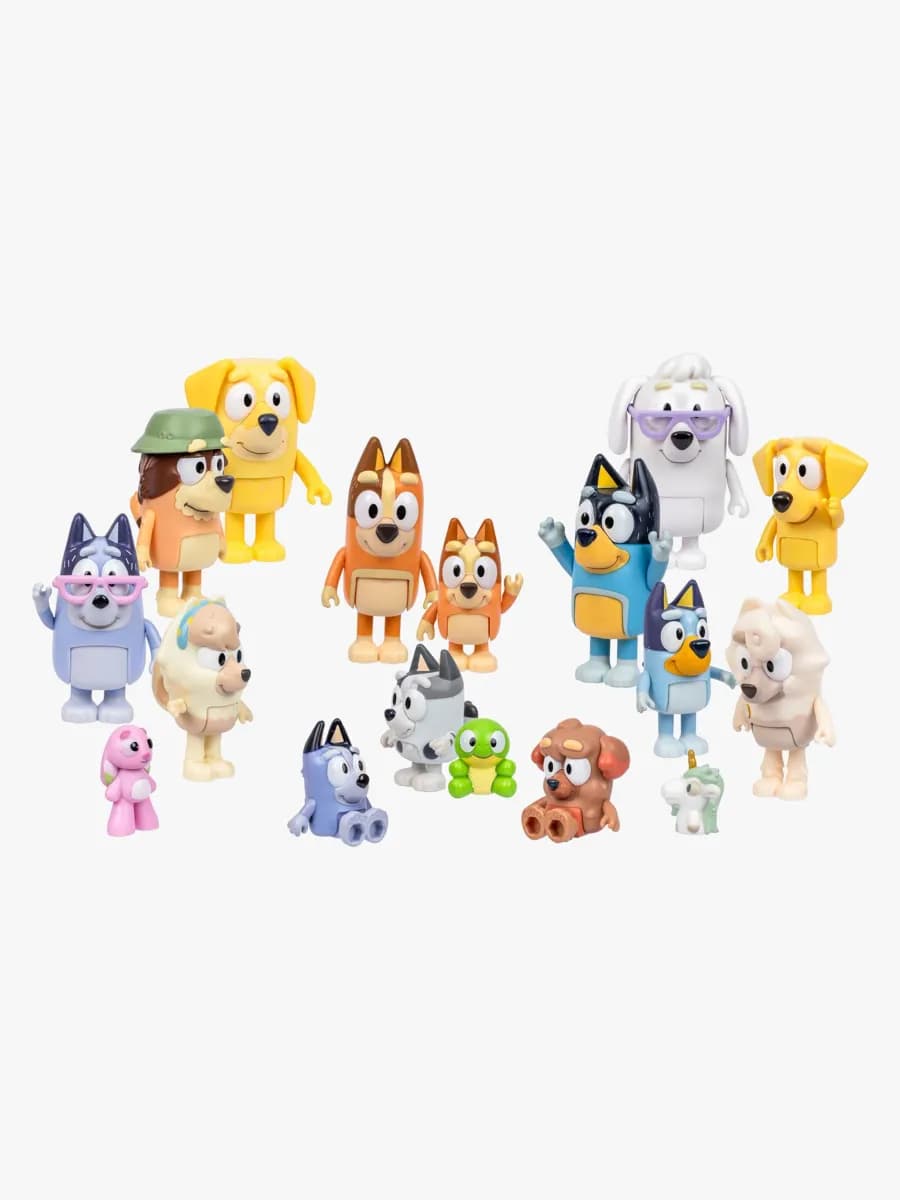 Bluey Figurset Familj &  Vänner 18 st