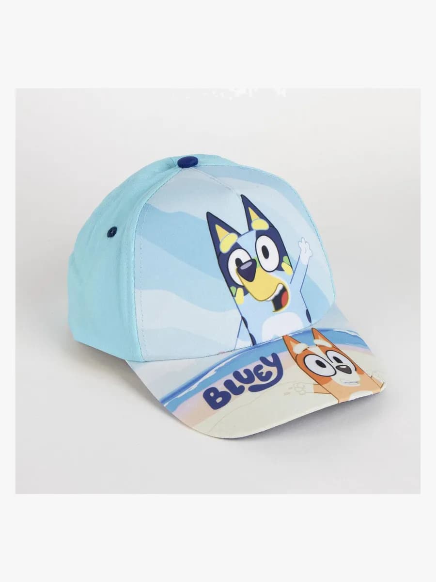 Bluey Handduk Gympapåse &  Keps Set, Ljusblå