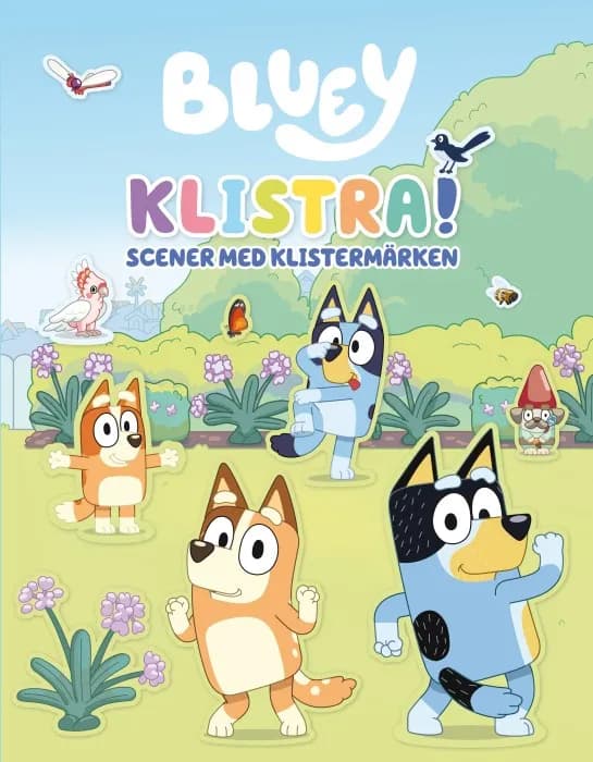 Bluey Klistra! Scener med klistermärken