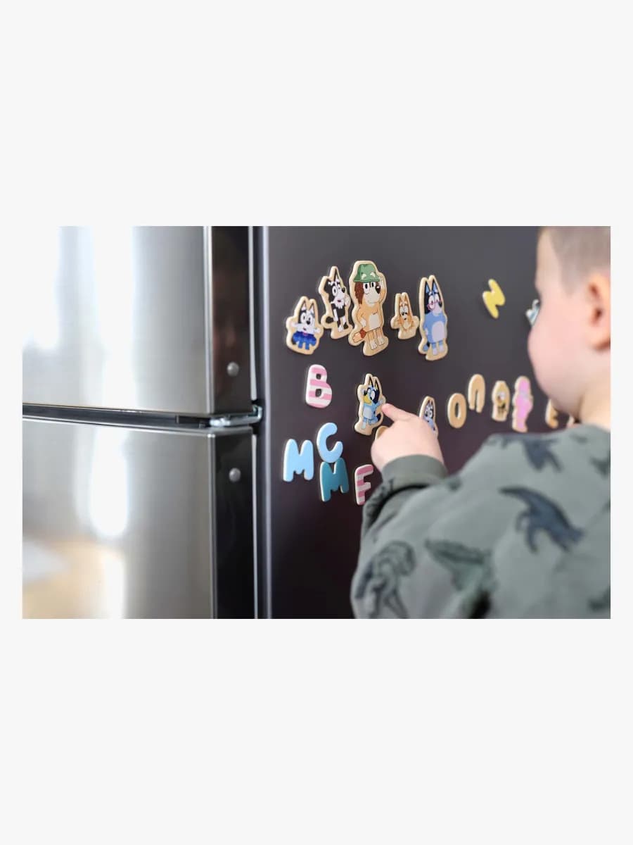 Bluey Magnetbokstäver och Figurer