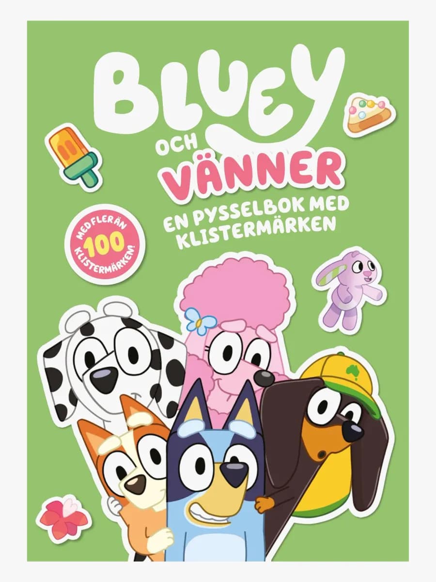 Bluey och vänner: Pysselbok med klistermärken