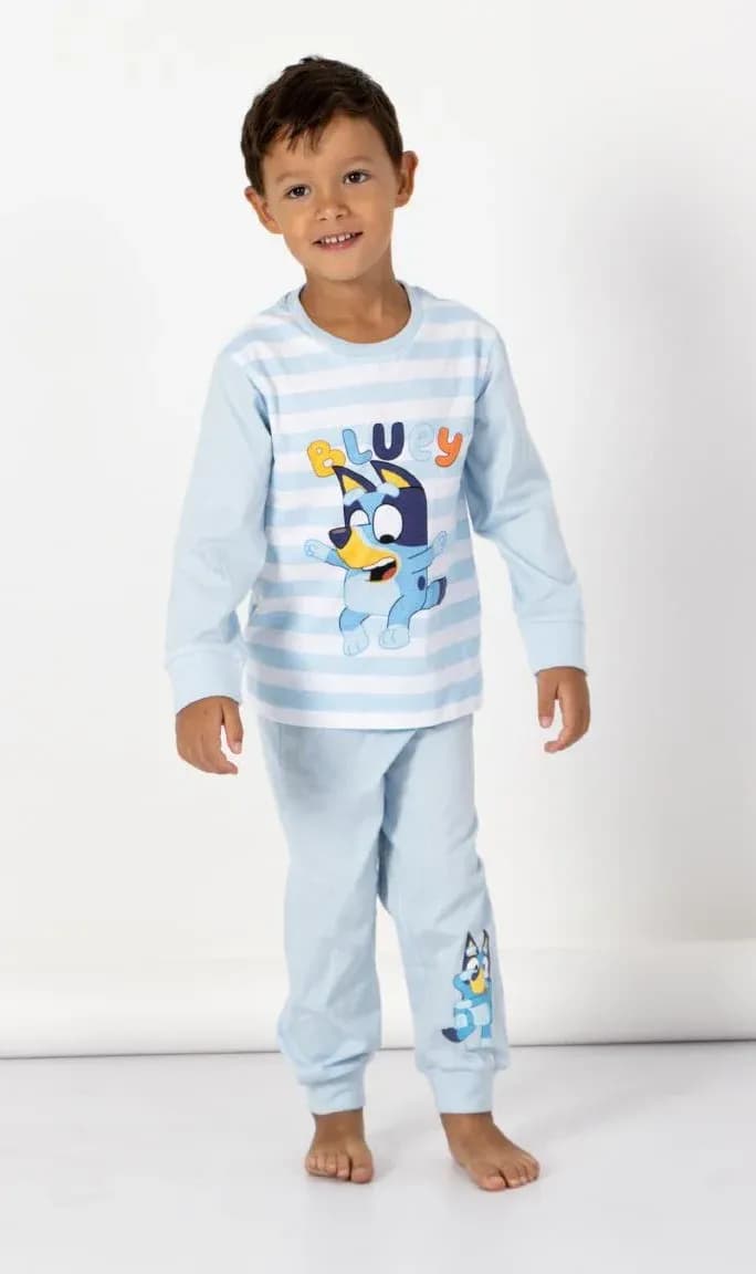 Bluey Pyjamas, Ljusblå, 3 år