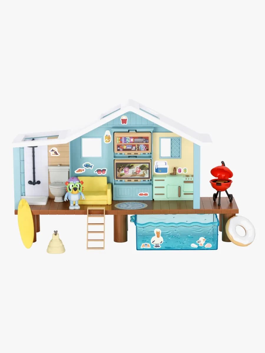 Bluey Strandhus med Figur