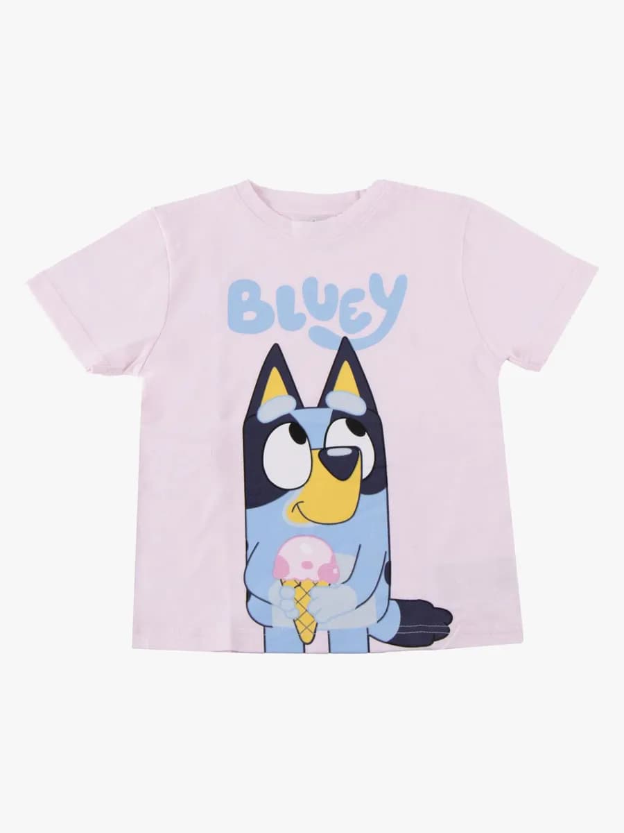Bluey T-shirt, Ljusrosa, 104-110