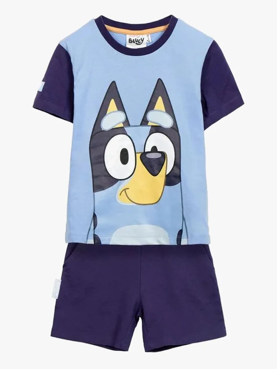 Bluey T-shirt &  Shorts Set, Blå, 92-98