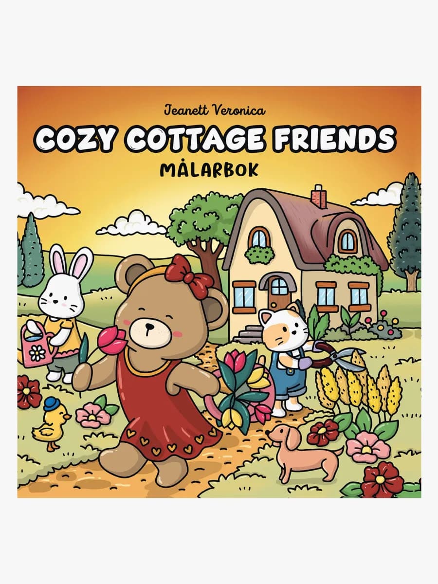 Cozy Cottage Life Målarbok