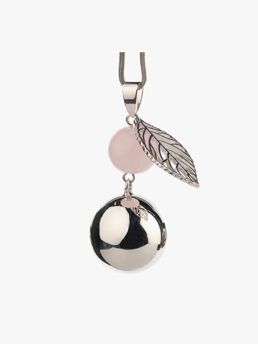 Bola Gravidsmycke Pärla Löv, Silver