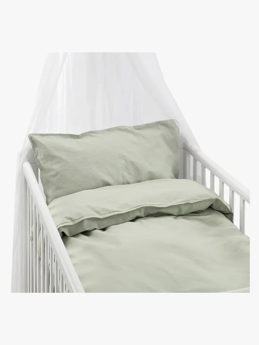 Borganäs Bäddset Spjälsäng Humble 100 x 130 2-delat, Grön