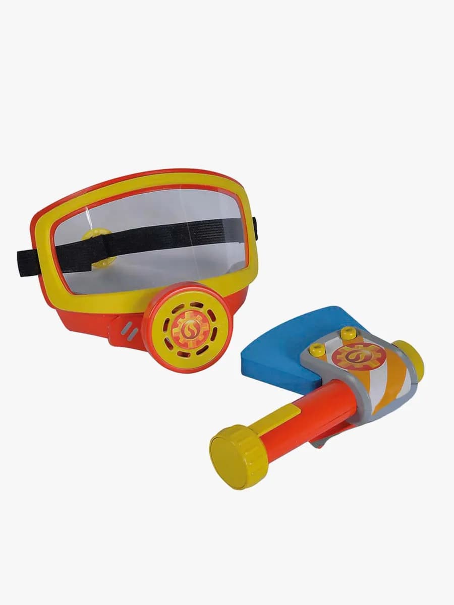 Brandman Sam Syrgasmask Med Yxa