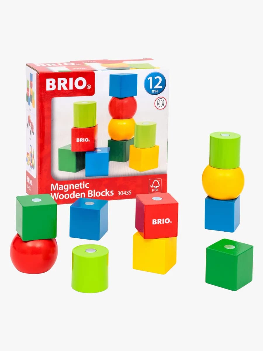 BRIO 30435  Magnetiska Träklossar