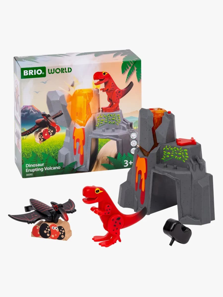 BRIO World 36092 Vulkanutbrott med Dinosaurie